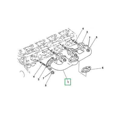 25-39335-00 carrier original spare parts MANIFOLD, EXHAUST pipe for the truck refrigerator cooling system spare parts