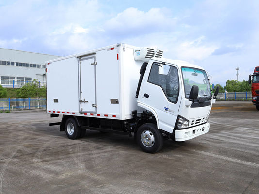 QINGLING ISUZU KV100 100P Refrigerated Truck For Food Meat Fish Transportation NKR Freezer 5 Tons THERMO KING RV380 Refrigeration