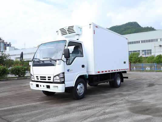 QINGLING ISUZU KV100 100P Refrigerated Truck For Food Meat Fish Transportation NKR Freezer 5 Tons THERMO KING RV380 Refrigeration
