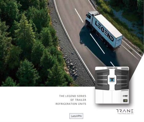 model Legend L-1880 30/50  THERMO KING new trailer refrigeration unit Asia Pacific market better fuel economy and stronger cooling performance