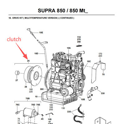 50-01171-21 Carrier aftermarket spare parts available for the supra 550/ 850 oasis 150 clutch