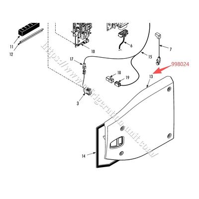 998024 THERMO KING refrigeration unit engine side cover available for the T-600/800/1000M T-680/780/880/1080E/Pro cover aftermarket parts 