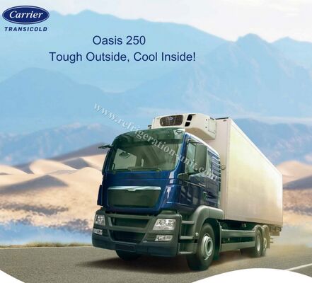 Carrier transicold oasis 250 refrigeration unit available for the 5-6 meters refrigerated box truck in 40-50 degree Ambient temperature good price