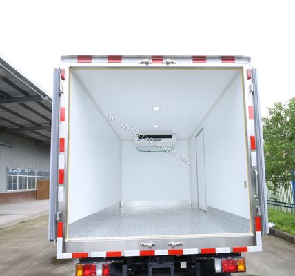 Isuzu 100p Japan Brand Truck chassis with 4.1 meters length refrigerated box with THERMO KING refrigeration units RV380V  4X2 Mini 3tons 2 Ton Freezer Refrigerated Truck