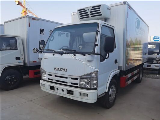 Isuzu 100p Japan Brand Truck chassis with 4.1 meters length refrigerated box with THERMO KING refrigeration units RV380V  4X2 Mini 3tons 2 Ton Freezer Refrigerated Truck